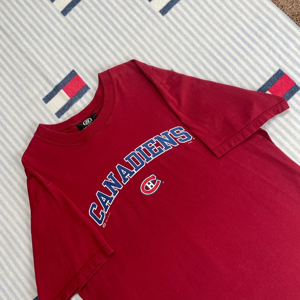 Vintage Montreal Canadians NHL Hockey short sleeve tee shirt - Picture 4 of 10